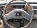 1987 Cadillac Brougham Gray Interior Steering Wheel Photo