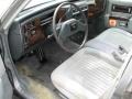 1987 Cadillac Brougham Gray Interior Prime Interior Photo