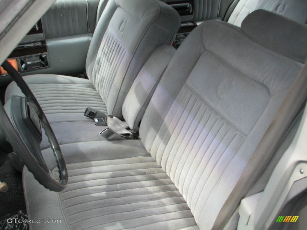 1987 Cadillac Brougham Standard Brougham Model Interior Color Photos