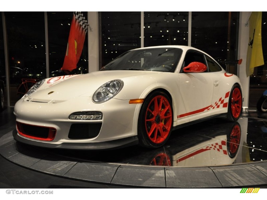 2011 911 GT3 RS - Carrara White/Guards Red / Black photo #1
