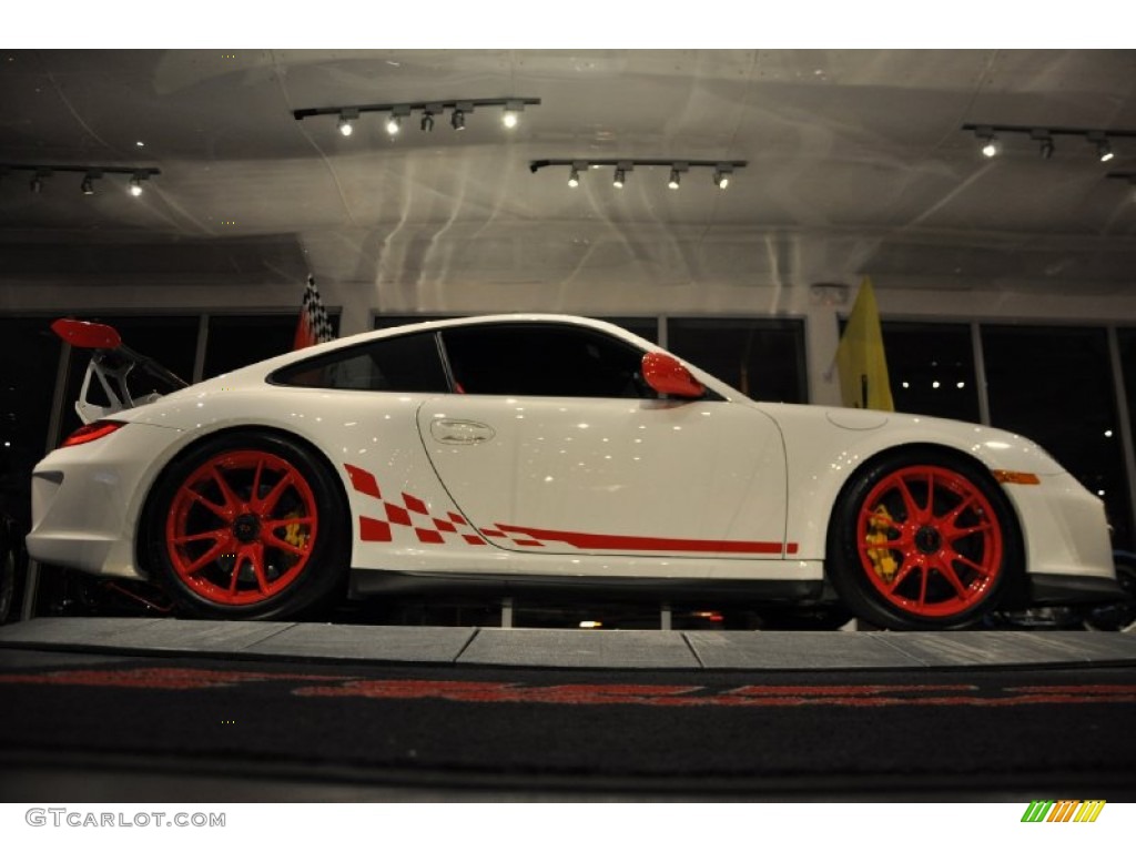 2011 911 GT3 RS - Carrara White/Guards Red / Black photo #12