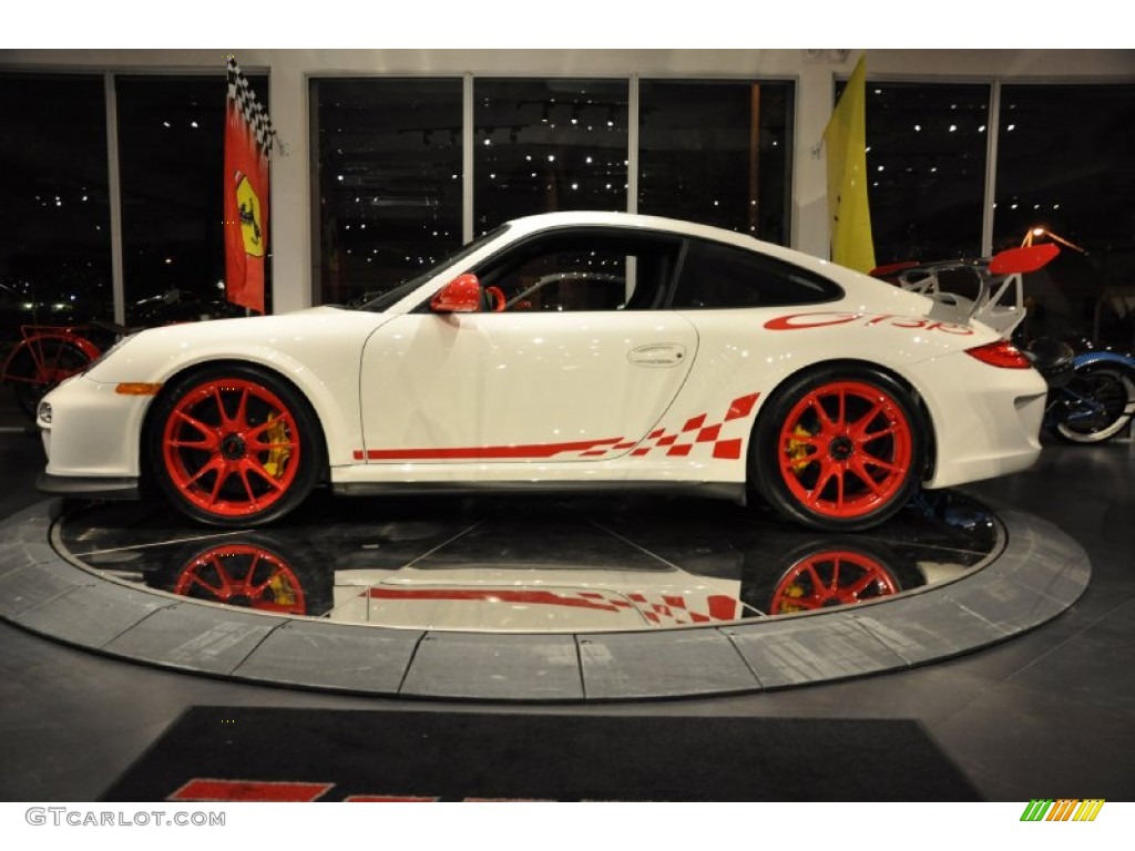 2011 911 GT3 RS - Carrara White/Guards Red / Black photo #14