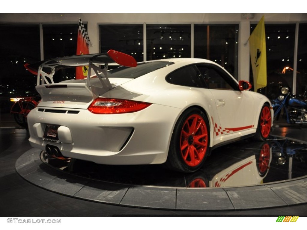 2011 911 GT3 RS - Carrara White/Guards Red / Black photo #25