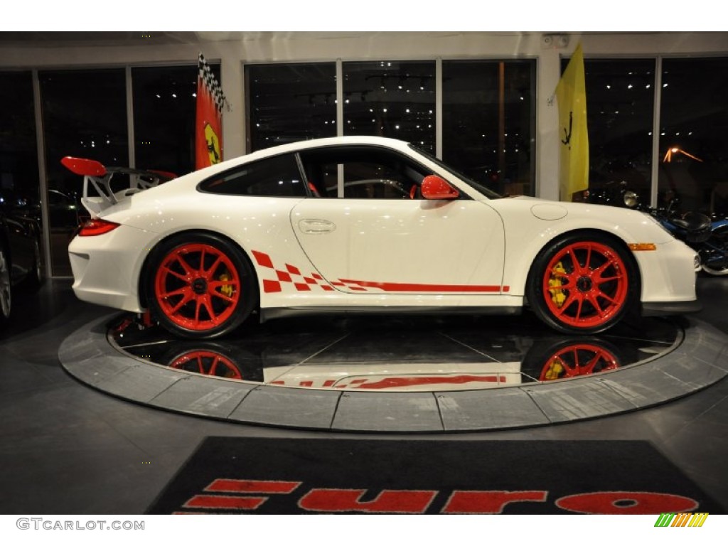 2011 911 GT3 RS - Carrara White/Guards Red / Black photo #28