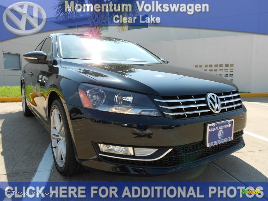 Black Volkswagen Passat