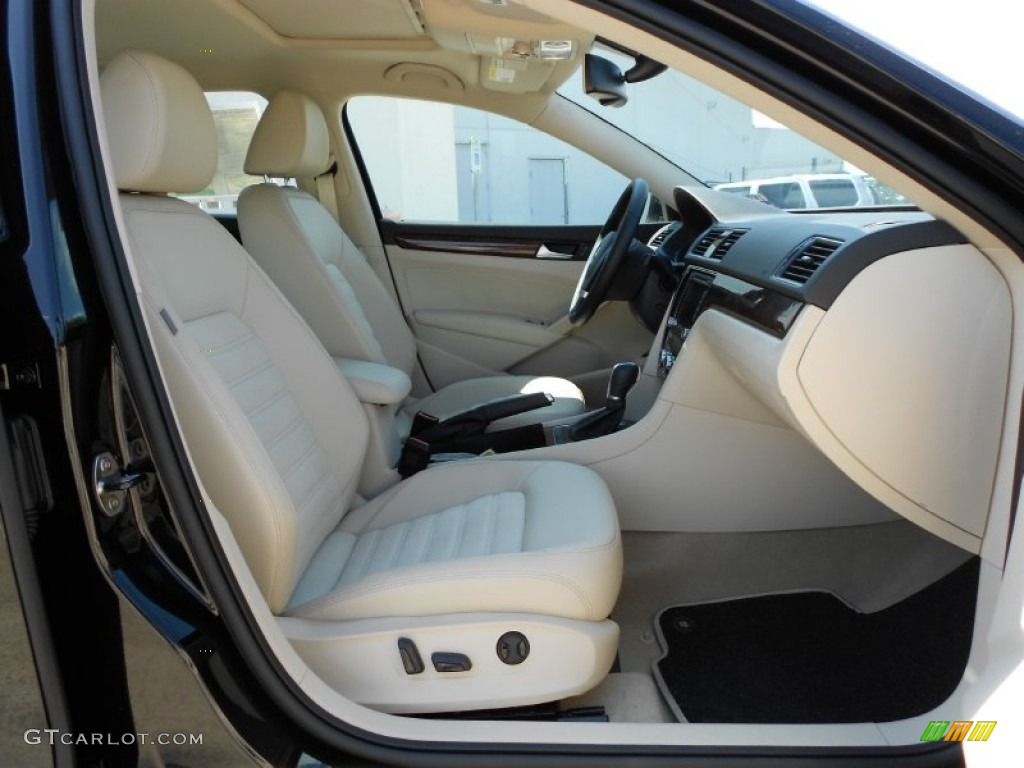Cornsilk Beige Interior 2012 Volkswagen Passat TDI SEL Photo #53304351