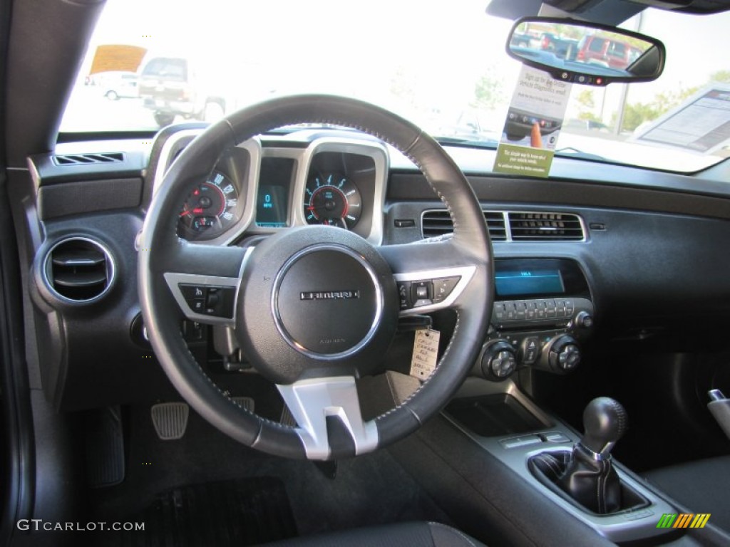 2011 Chevrolet Camaro LT/RS Coupe Black Steering Wheel Photo #53304999