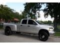 2003 Bright Silver Metallic Dodge Ram 3500 SLT Quad Cab 4x4 Dually  photo #13