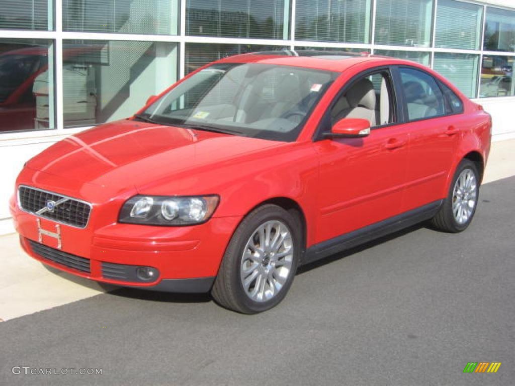 Passion Red Volvo S40