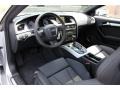 Black Silk Nappa Leather Prime Interior Photo for 2011 Audi S5 #53307603
