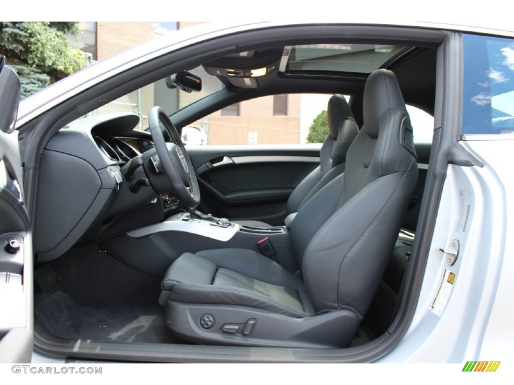 Black Silk Nappa Leather Interior 2011 Audi S5 4.2 FSI quattro Coupe Photo #53307612