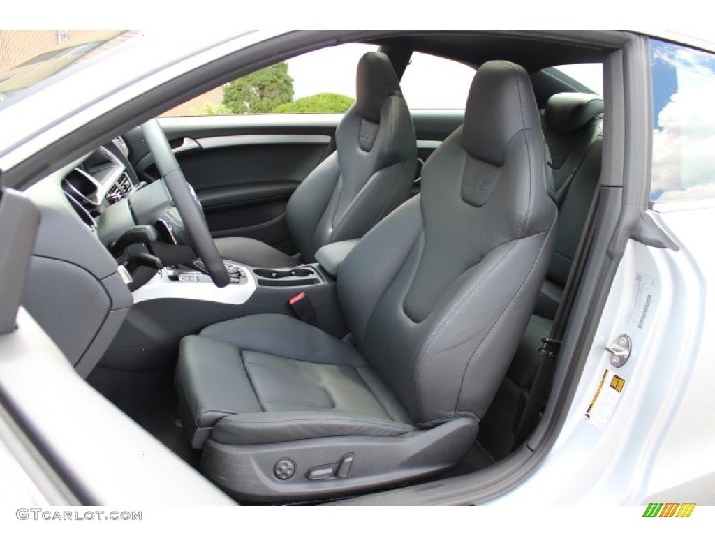 Black Silk Nappa Leather Interior 2011 Audi S5 4.2 FSI quattro Coupe Photo #53307624