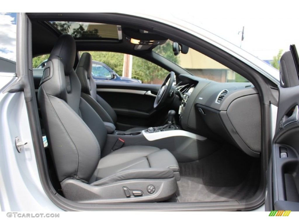 Black Silk Nappa Leather Interior 2011 Audi S5 4.2 FSI quattro Coupe Photo #53307837