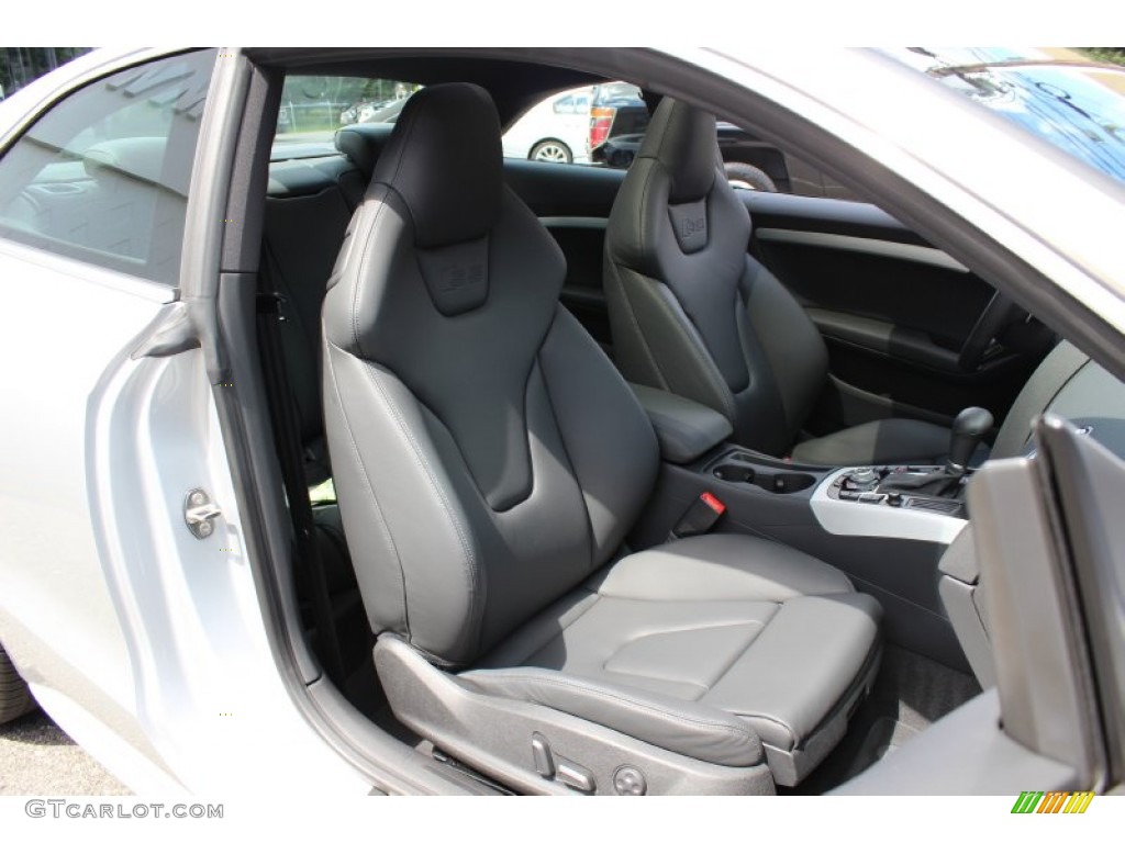 Black Silk Nappa Leather Interior 2011 Audi S5 4.2 FSI quattro Coupe Photo #53307852