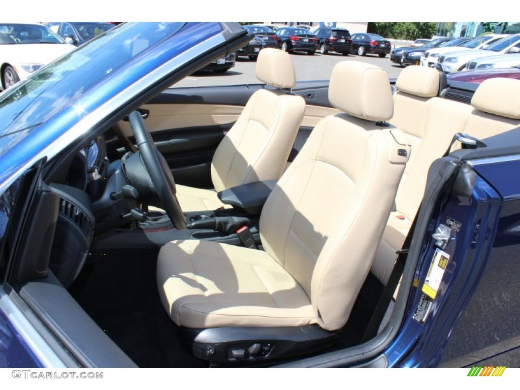 Savanna Beige Interior 2011 BMW 1 Series 128i Convertible Photo #53308104