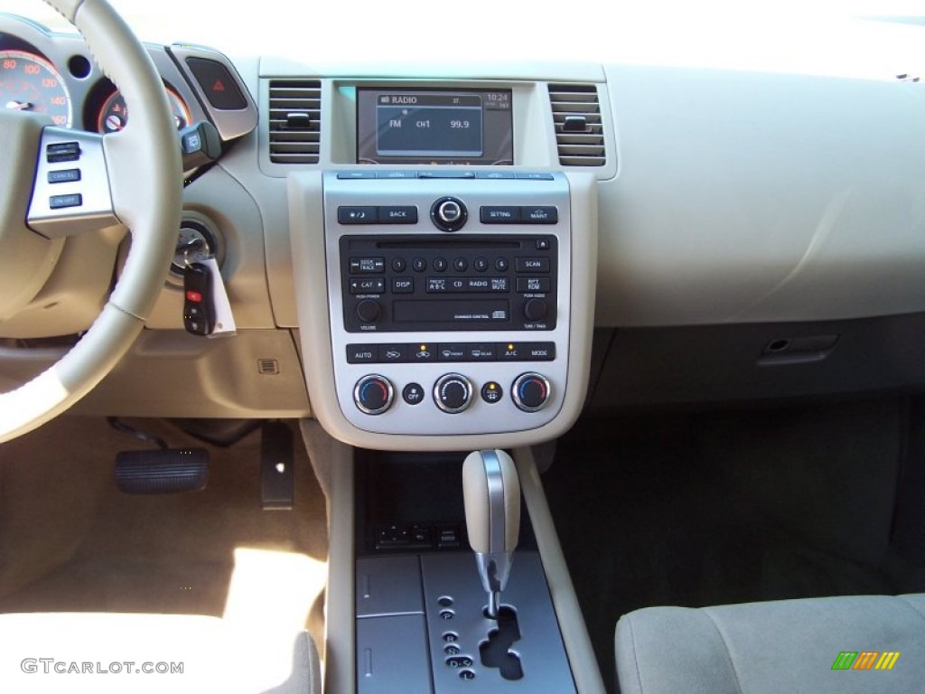 2007 Murano S AWD - Glacier Pearl White / Cafe Latte photo #8