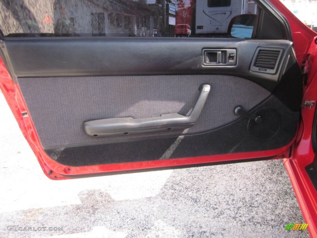 1989 Mazda RX-7 GTU Black Door Panel Photo #53308530