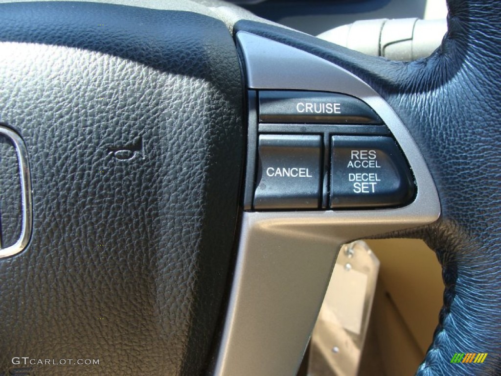2008 Accord EX-L V6 Sedan - Bold Beige Metallic / Ivory photo #29