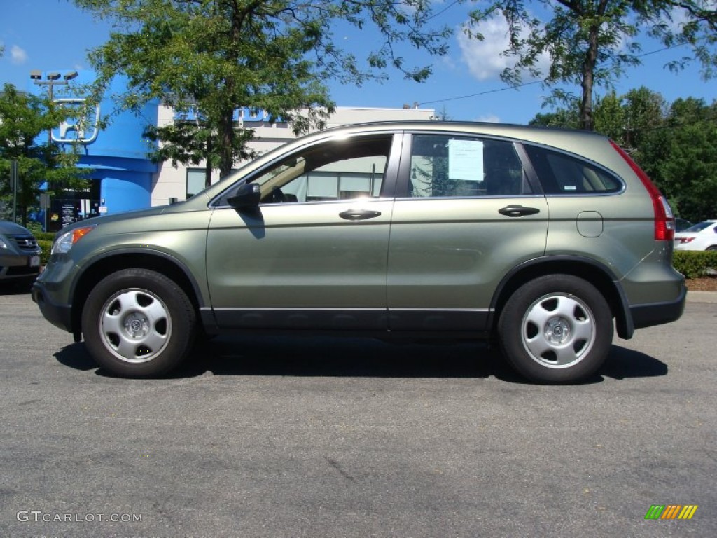 2008 CR-V LX 4WD - Green Tea Metallic / Ivory photo #1