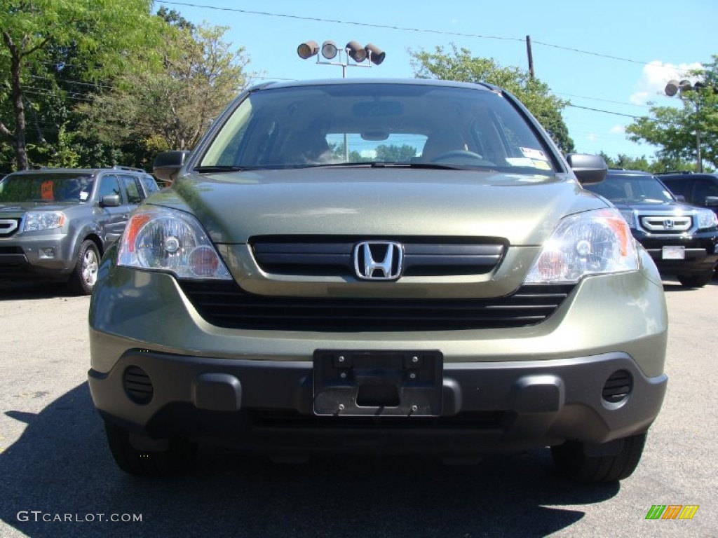 2008 CR-V LX 4WD - Green Tea Metallic / Ivory photo #5