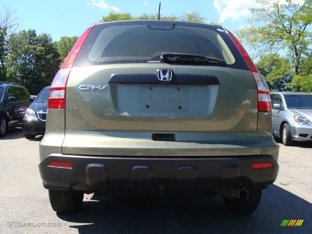 2008 CR-V LX 4WD - Green Tea Metallic / Ivory photo #9