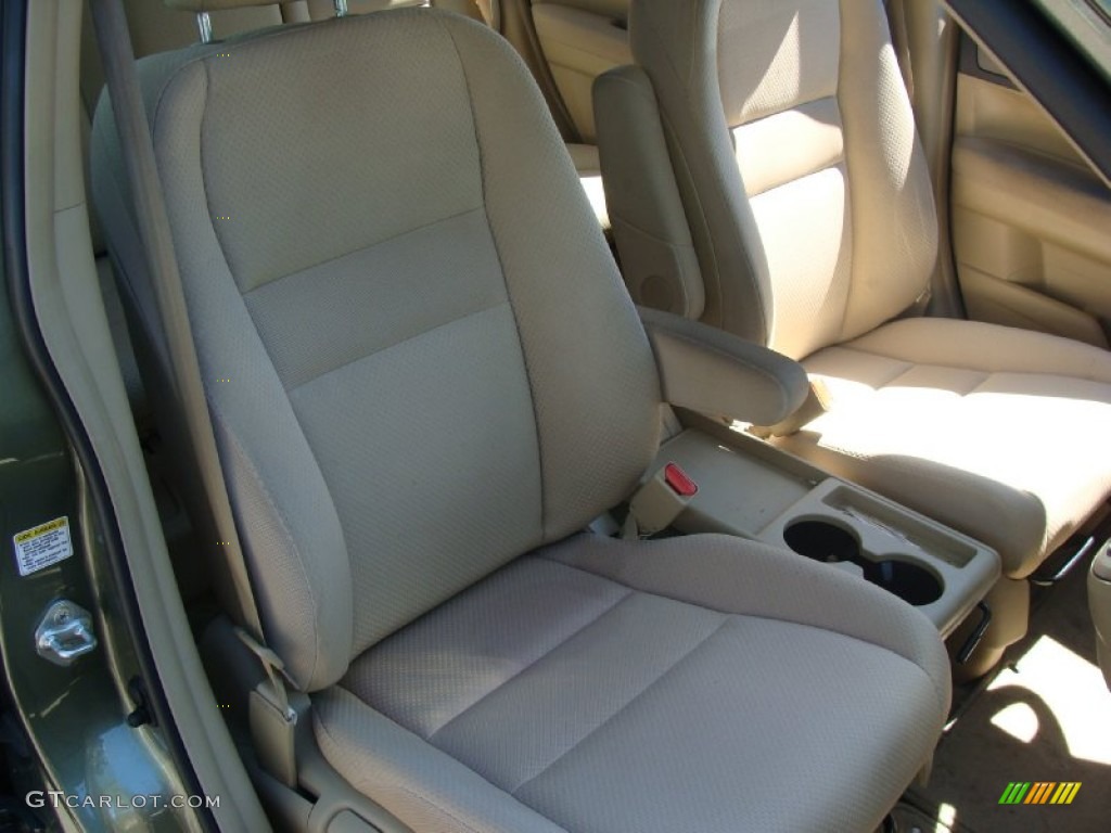 2008 CR-V LX 4WD - Green Tea Metallic / Ivory photo #15