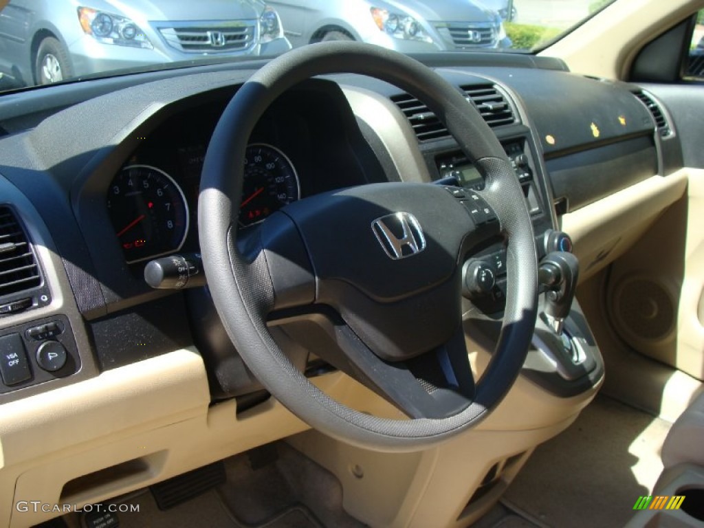 2008 CR-V LX 4WD - Green Tea Metallic / Ivory photo #22