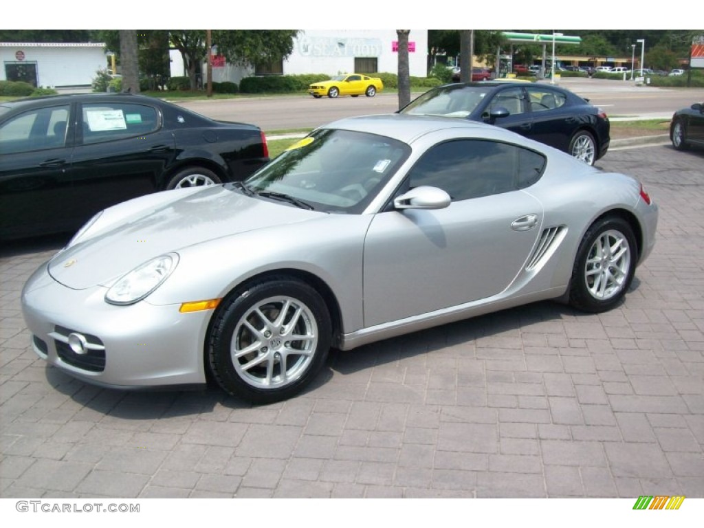 Arctic Silver Metallic 2007 Porsche Cayman Standard Cayman Model Exterior Photo #53310717