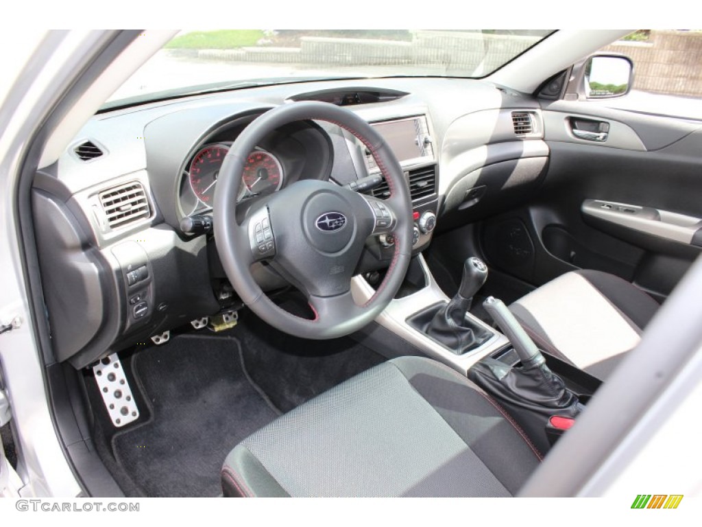 Carbon Black Interior 2010 Subaru Impreza WRX Sedan Photo #53310762