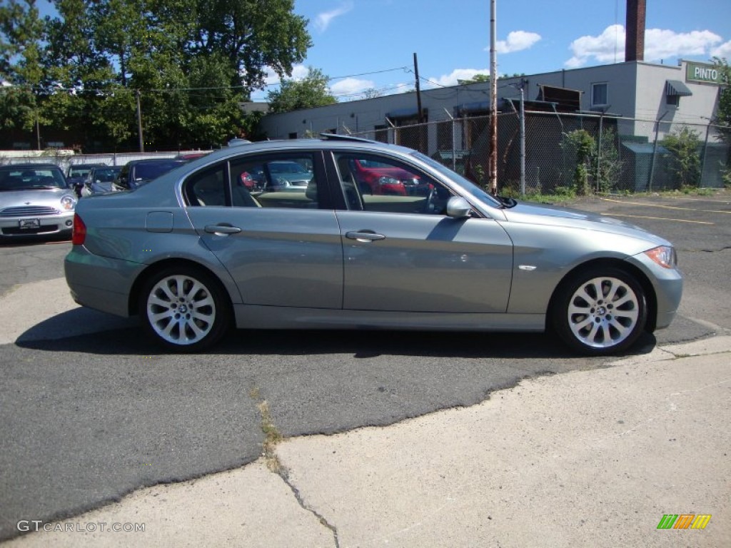 2006 3 Series 330xi Sedan - Quartz Blue Metallic / Beige photo #15