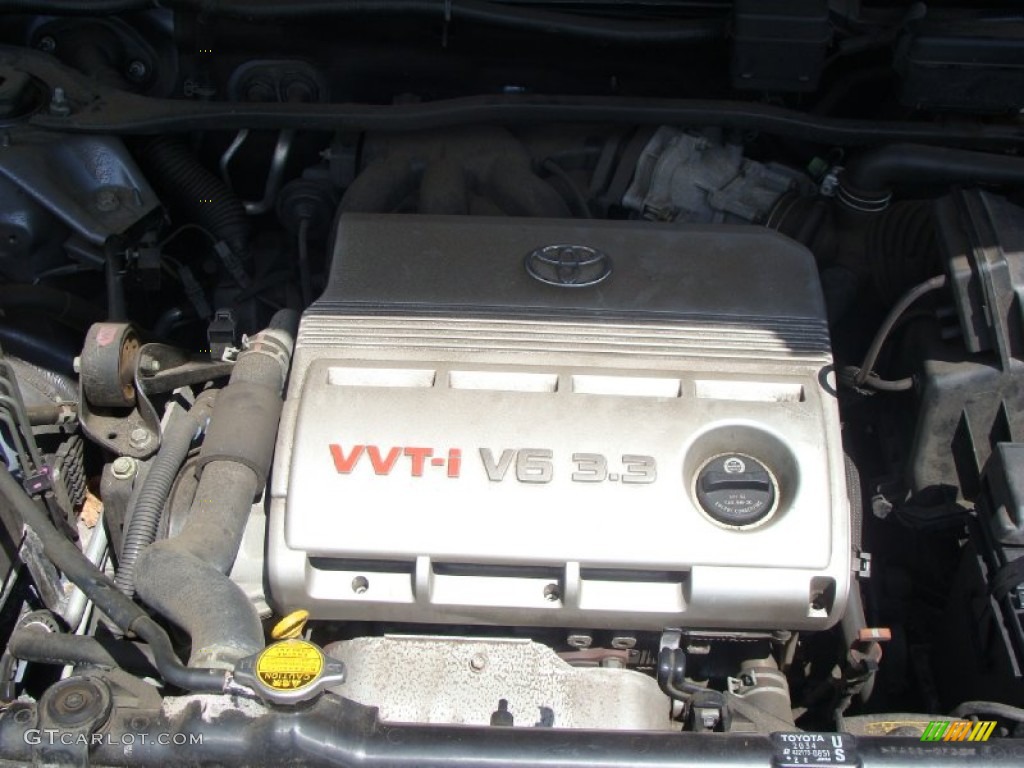 2004 Highlander V6 4WD - Bluestone Metallic / Ivory photo #12