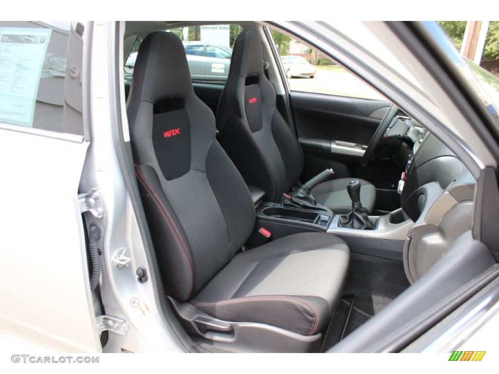 Carbon Black Interior 2010 Subaru Impreza WRX Sedan Photo #53311020