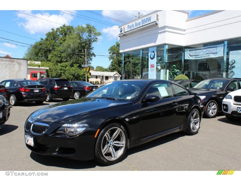 2008 M6 Coupe - Black Sapphire Metallic / Black photo #1