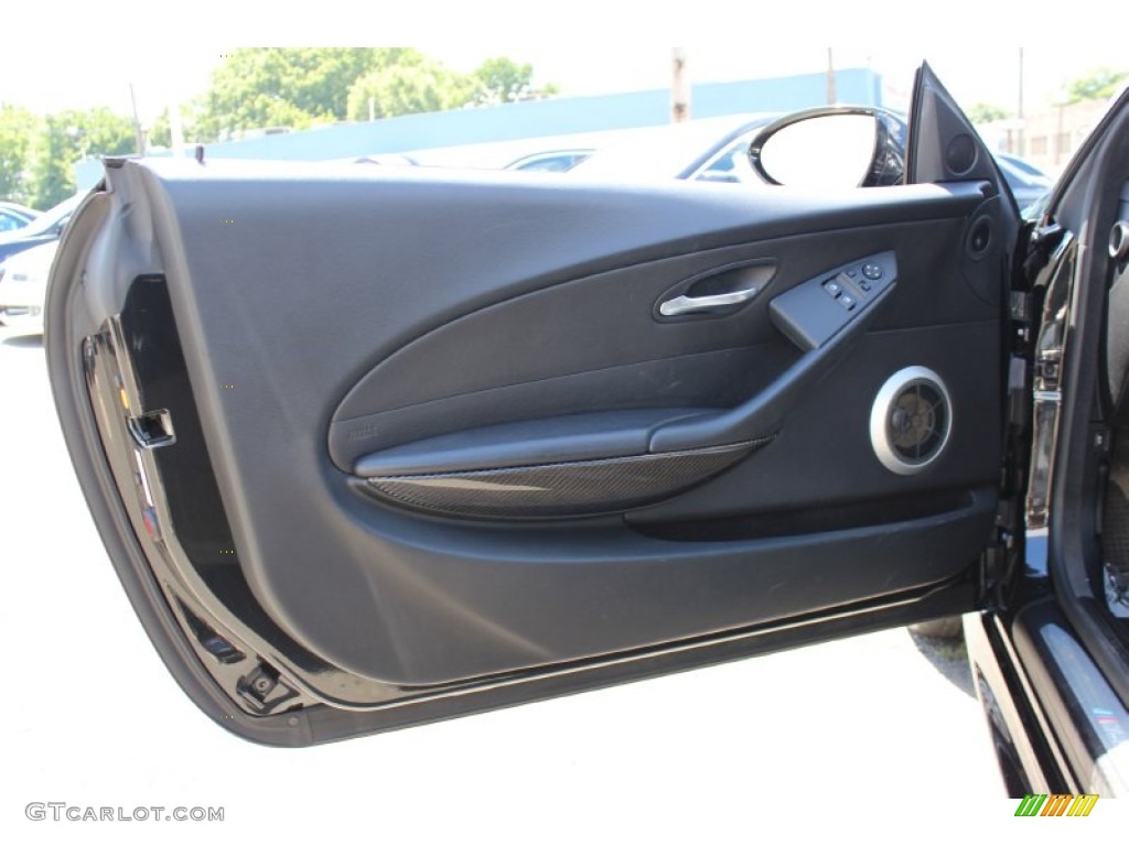 2008 BMW M6 Coupe Black Door Panel Photo #53311200