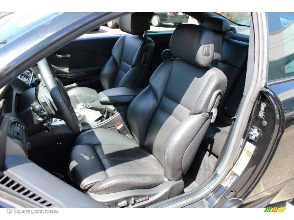 Black Interior 2008 BMW M6 Coupe Photo #53311242