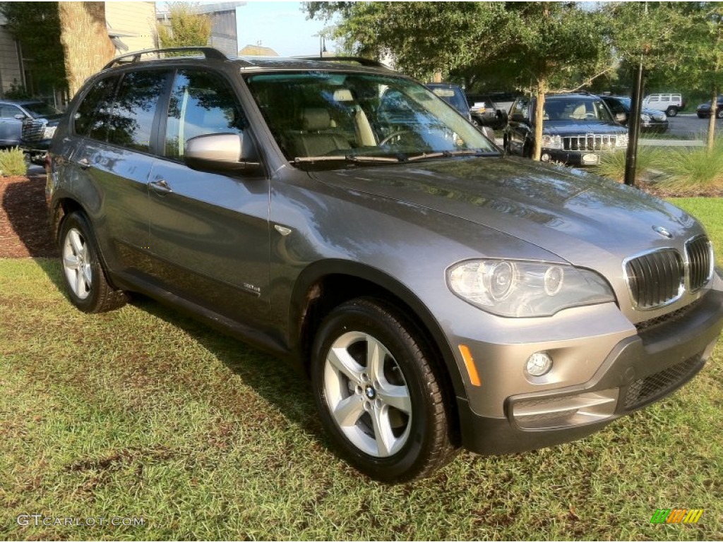 2007 X5 3.0si - Platinum Bronze Metallic / Black photo #1