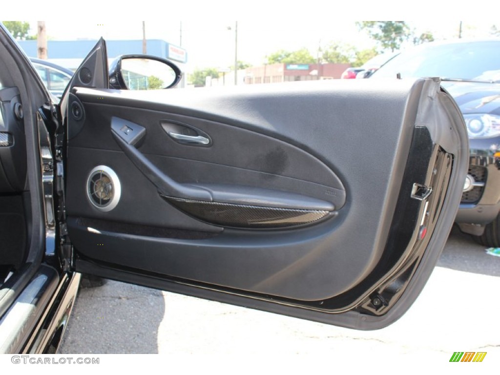 2008 BMW M6 Coupe Black Door Panel Photo #53311368