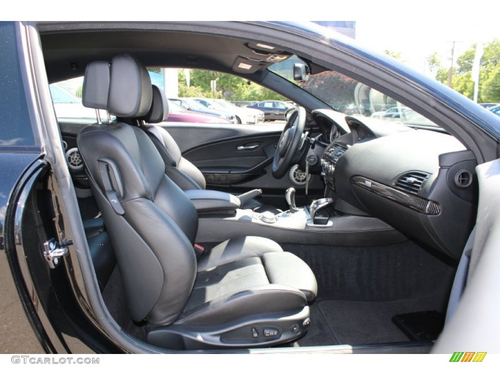 Black Interior 2008 BMW M6 Coupe Photo #53311398