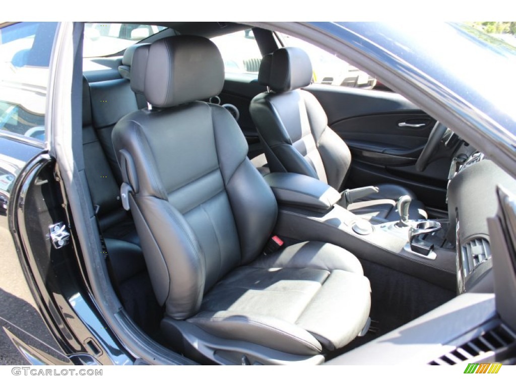 Black Interior 2008 BMW M6 Coupe Photo #53311410