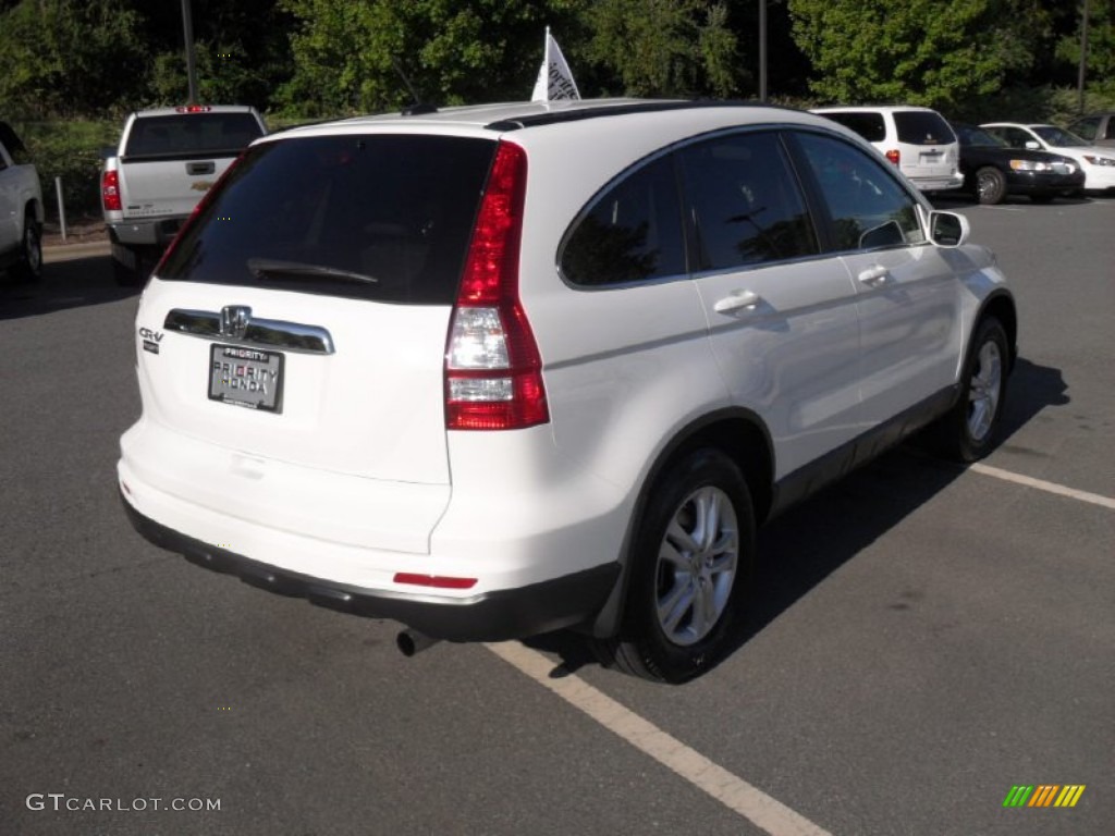 2010 CR-V EX-L - Taffeta White / Gray photo #4