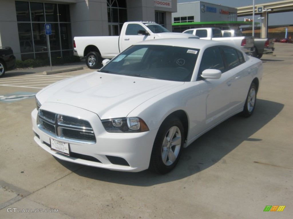 Bright White Dodge Charger