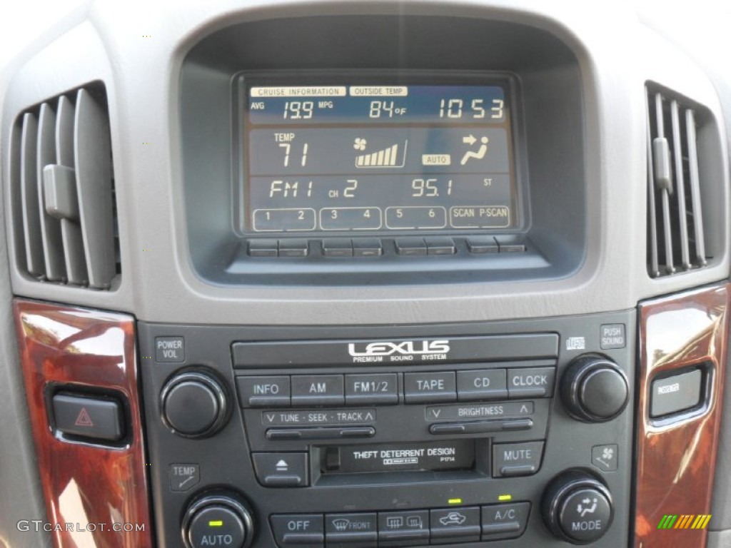 2000 RX 300 AWD - Burnished Gold Metallic / Ivory photo #11