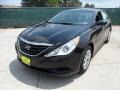 2012 Midnight Black Hyundai Sonata GLS  photo #7