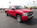 2011 Victory Red Chevrolet Silverado 1500 LS Extended Cab  photo #3