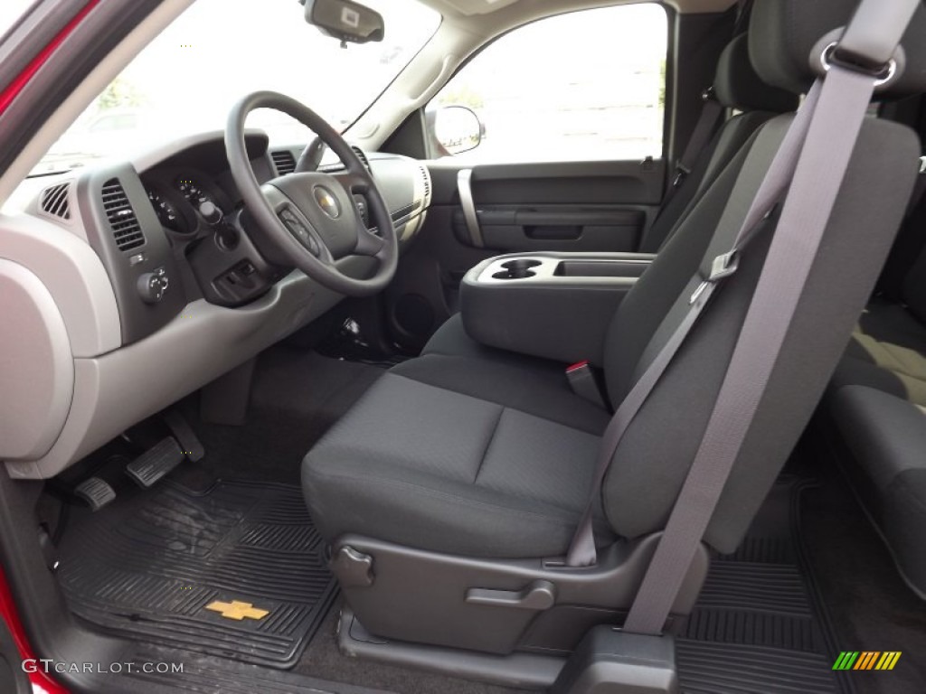 2011 Silverado 1500 LS Extended Cab - Victory Red / Dark Titanium photo #11