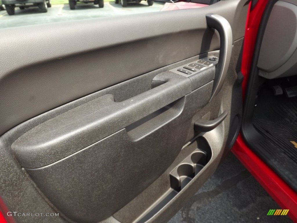 2011 Silverado 1500 LS Extended Cab - Victory Red / Dark Titanium photo #12