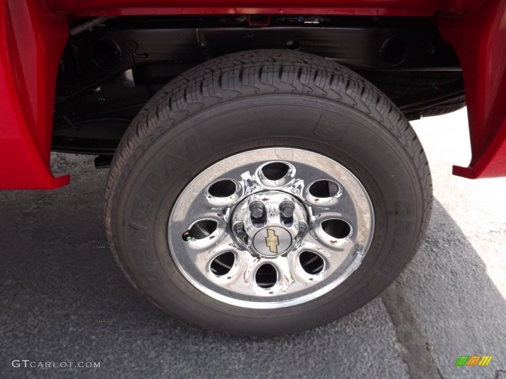 2011 Silverado 1500 LS Extended Cab - Victory Red / Dark Titanium photo #16