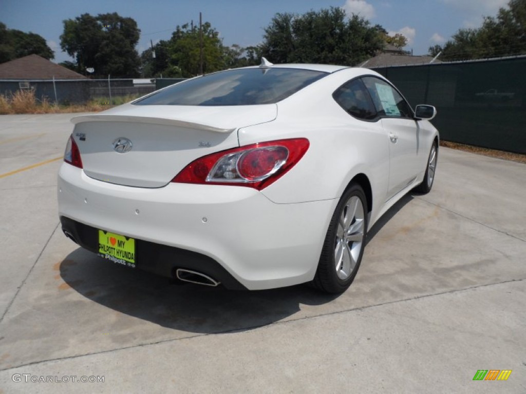 2012 Genesis Coupe 3.8 Grand Touring - Karussell White / Brown Leather photo #3