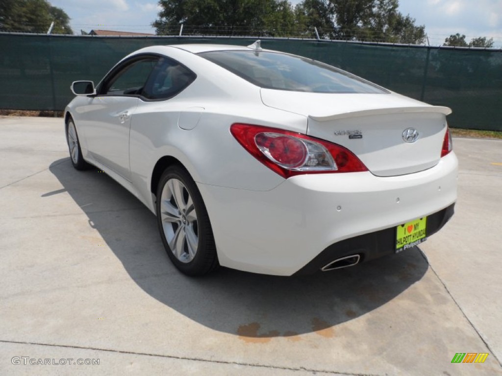 2012 Genesis Coupe 3.8 Grand Touring - Karussell White / Brown Leather photo #5