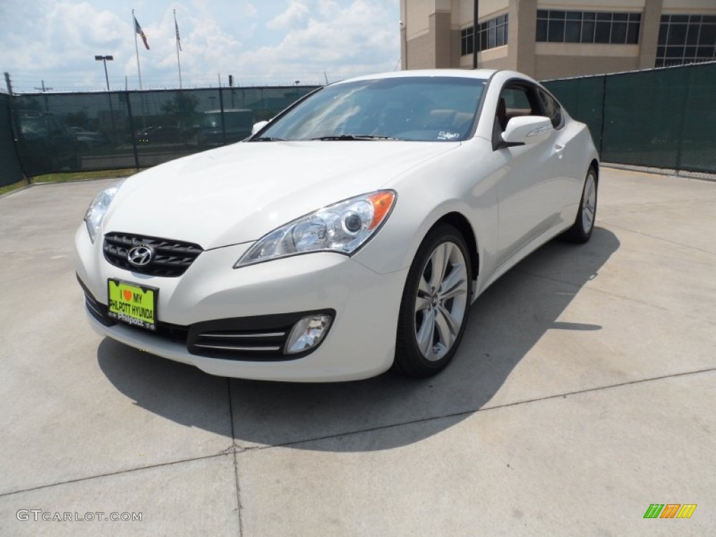 2012 Genesis Coupe 3.8 Grand Touring - Karussell White / Brown Leather photo #7
